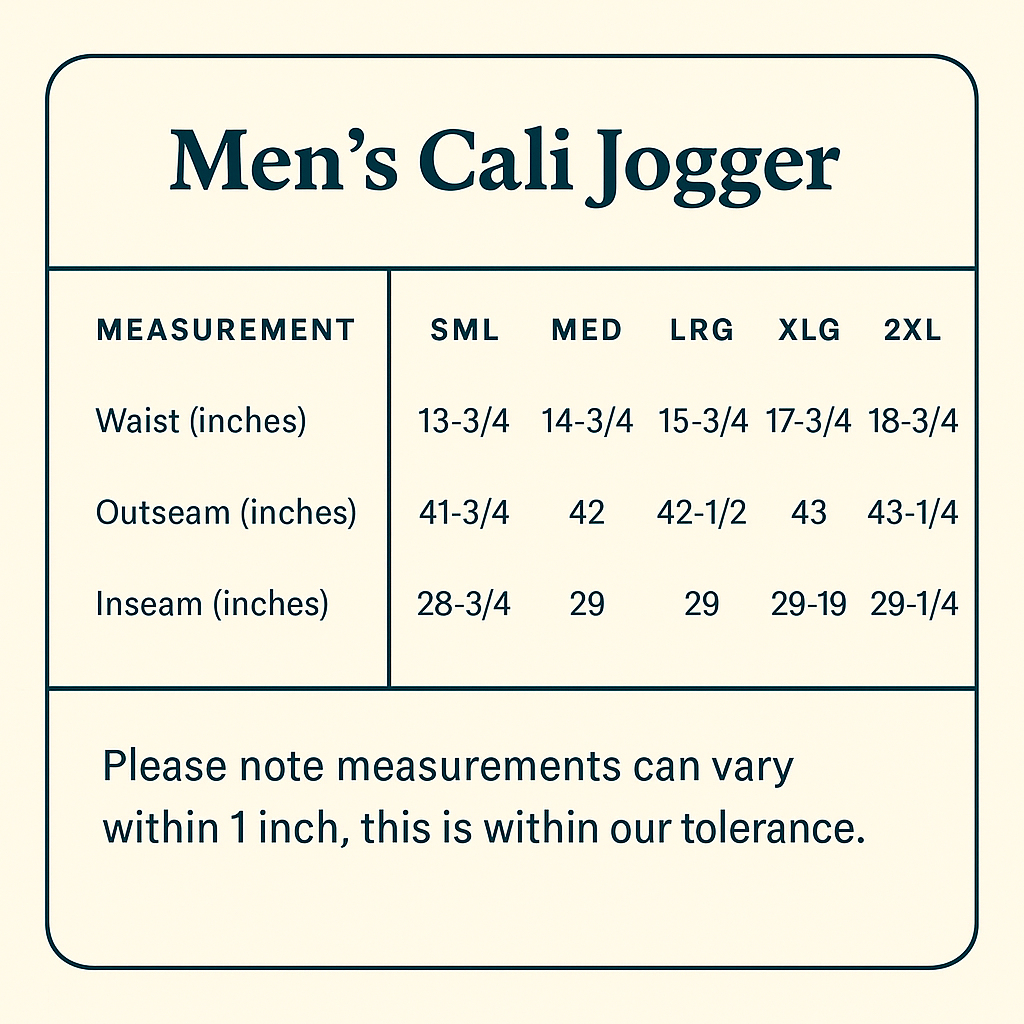 🎉 Champions Set -Mens (Cali Crew + Cali Jogger)