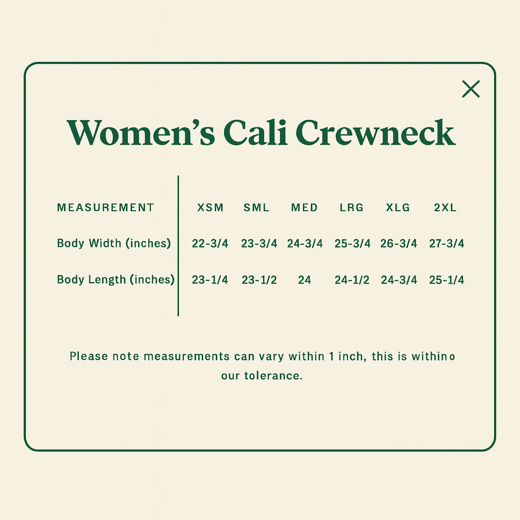 🎉 Champions Set -Wom’s (Cali Crew + Cali Jogger)