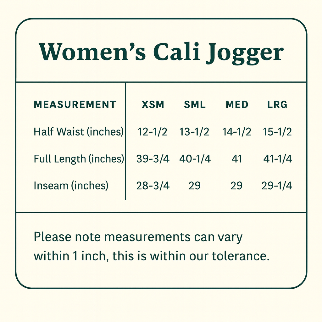 🎉 Champions Collection- Wom’s Cali Jogger